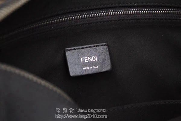 FENDI男包 頂級男士休閒商務 純進口西班牙彈性小皮 芬迪手提包 男款肩背包  fdz2014